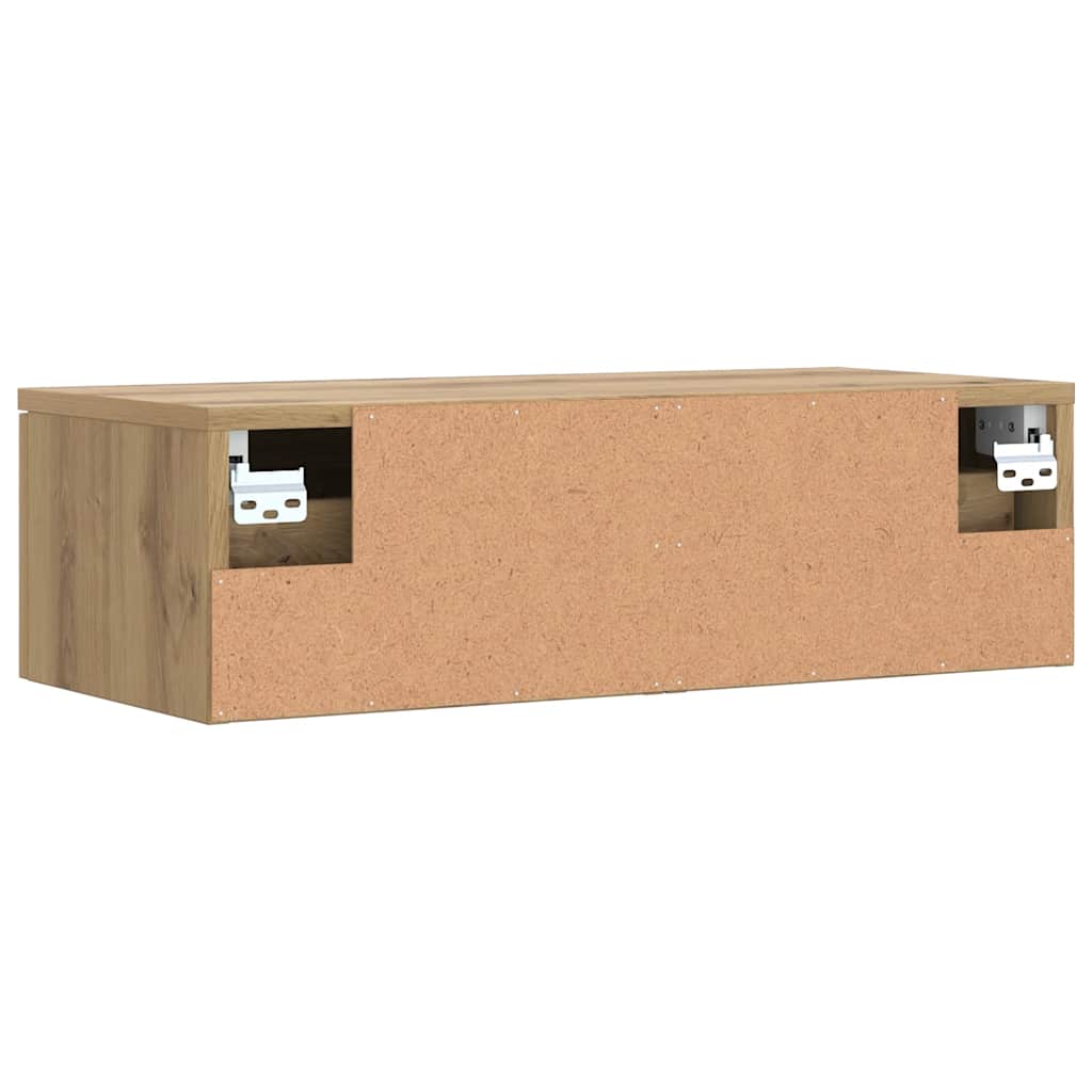 Wandschrank Artisan-Eiche 68x30x20 cm Holzwerkstoff