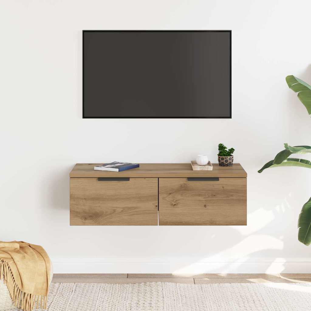 Wandschrank Artisan-Eiche 68x30x20 cm Holzwerkstoff