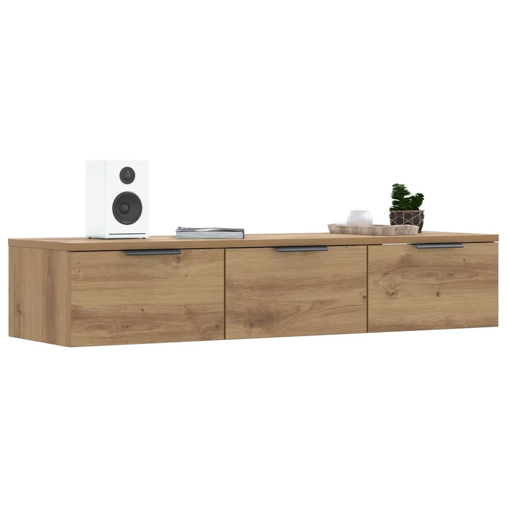 Wandschrank Artisan-Eiche 102x30x20 cm Holzwerkstoff