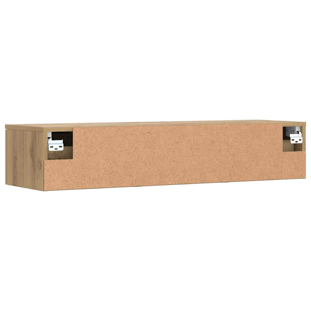 Wandschrank Artisan-Eiche 102x30x20 cm Holzwerkstoff