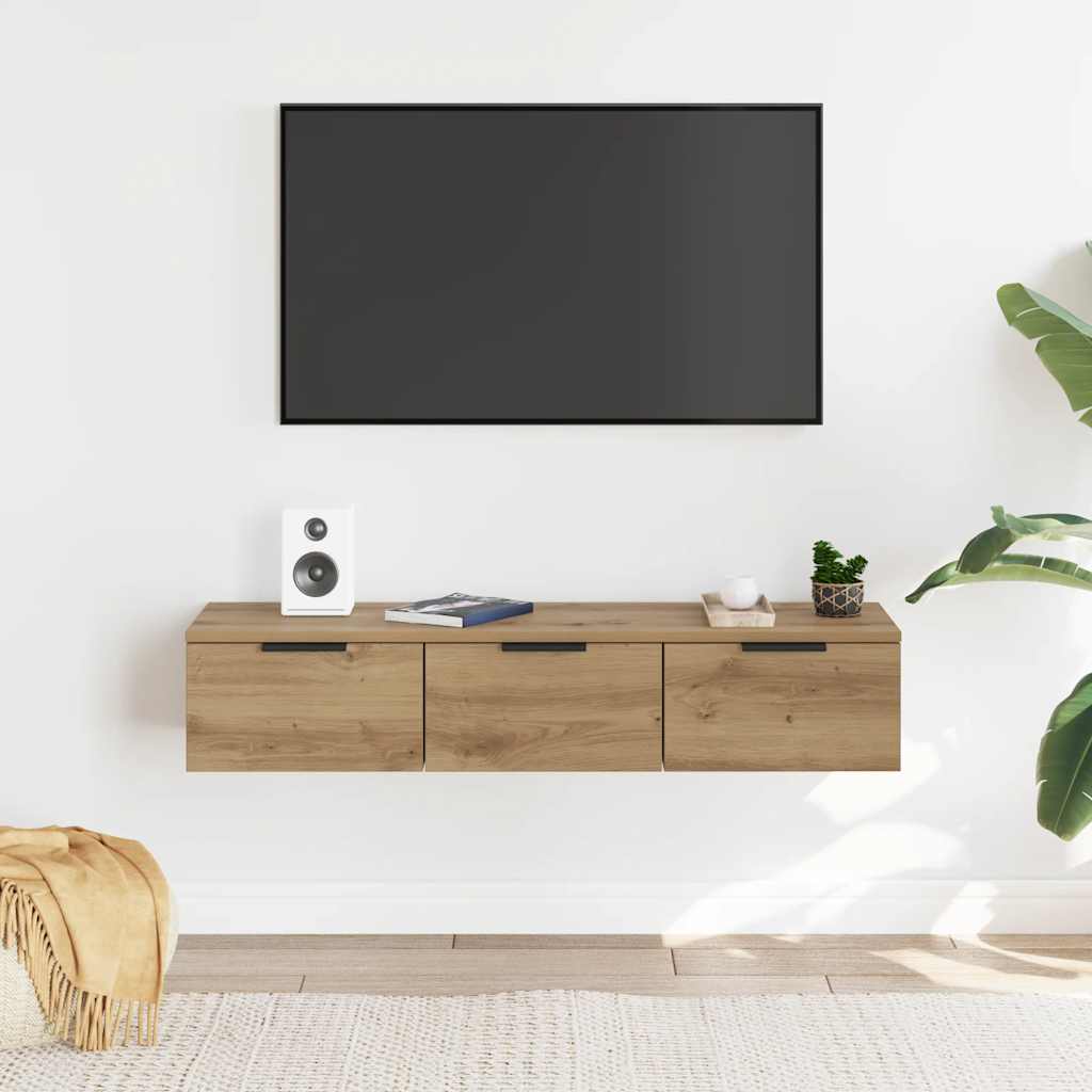 Wandschrank Artisan-Eiche 102x30x20 cm Holzwerkstoff