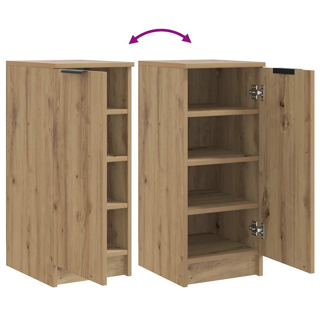 Schuhschrank Artisan-Eiche 29,5x35x70 cm Holzwerkstoff
