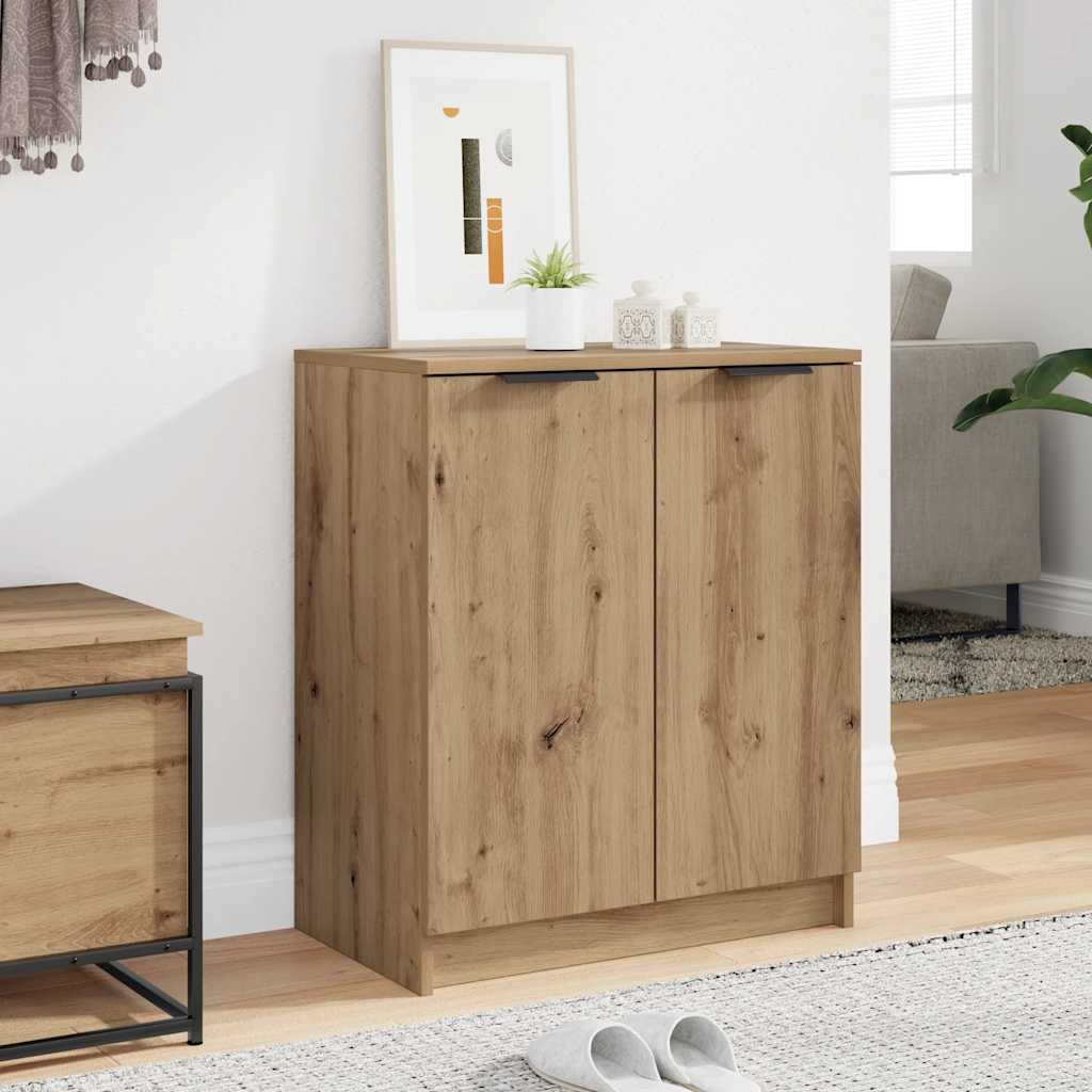 Schuhschrank Artisan-Eiche 59x35x70 cm Holzwerkstoff