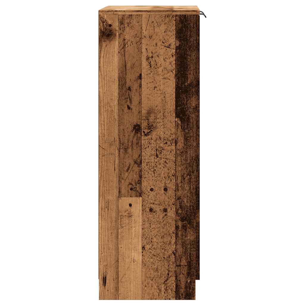 Schuhschrank Altholz-Optik 59x35x100,5 cm Holzwerkstoff