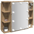 Spiegelschrank mit LED Artisan Eichen-Optik 70x16,5x60 cm