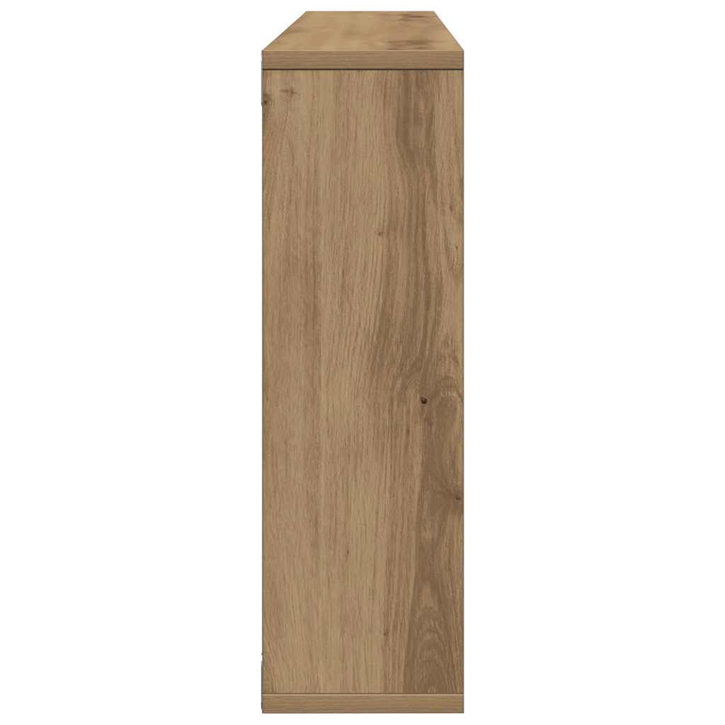 Wandregal Artisan-Eiche 85 x 16 x 52,5 cm Holzwerkstoff