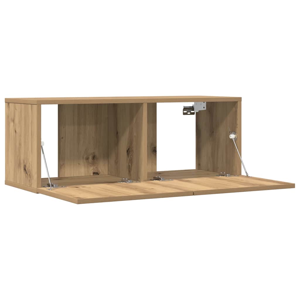 TV-Wandschränke 2 Stk. Artisan-Eiche 80x30x30 cm