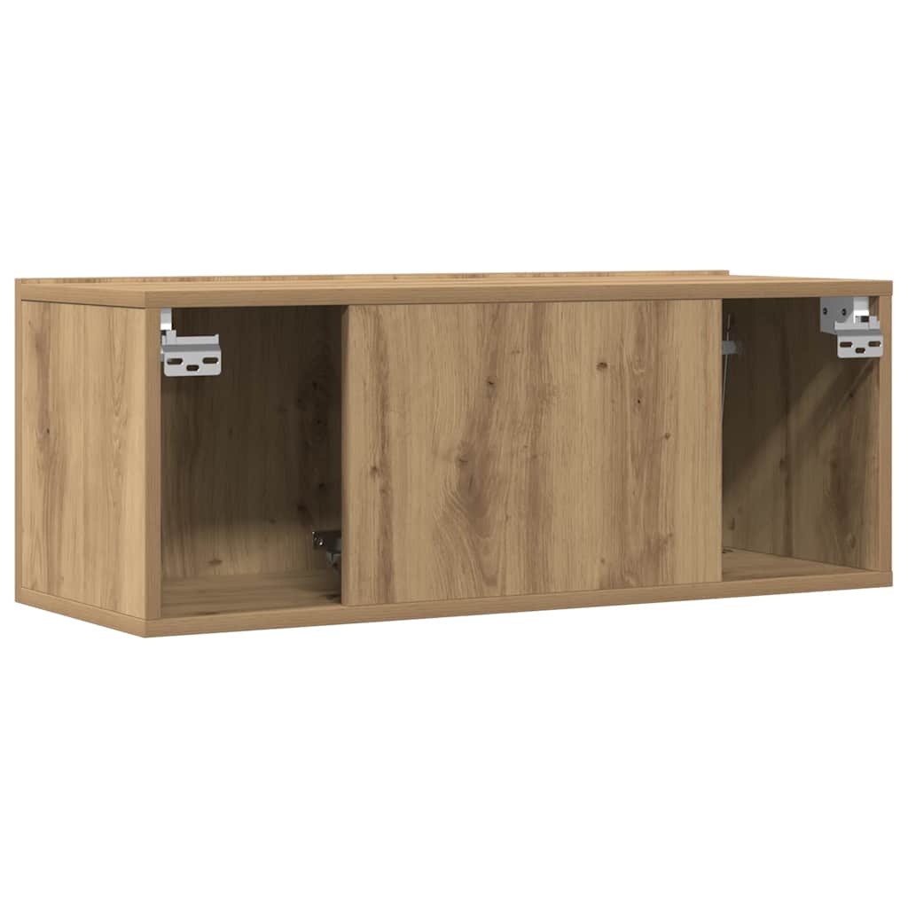TV-Wandschränke 2 Stk. Artisan-Eiche 80x30x30 cm