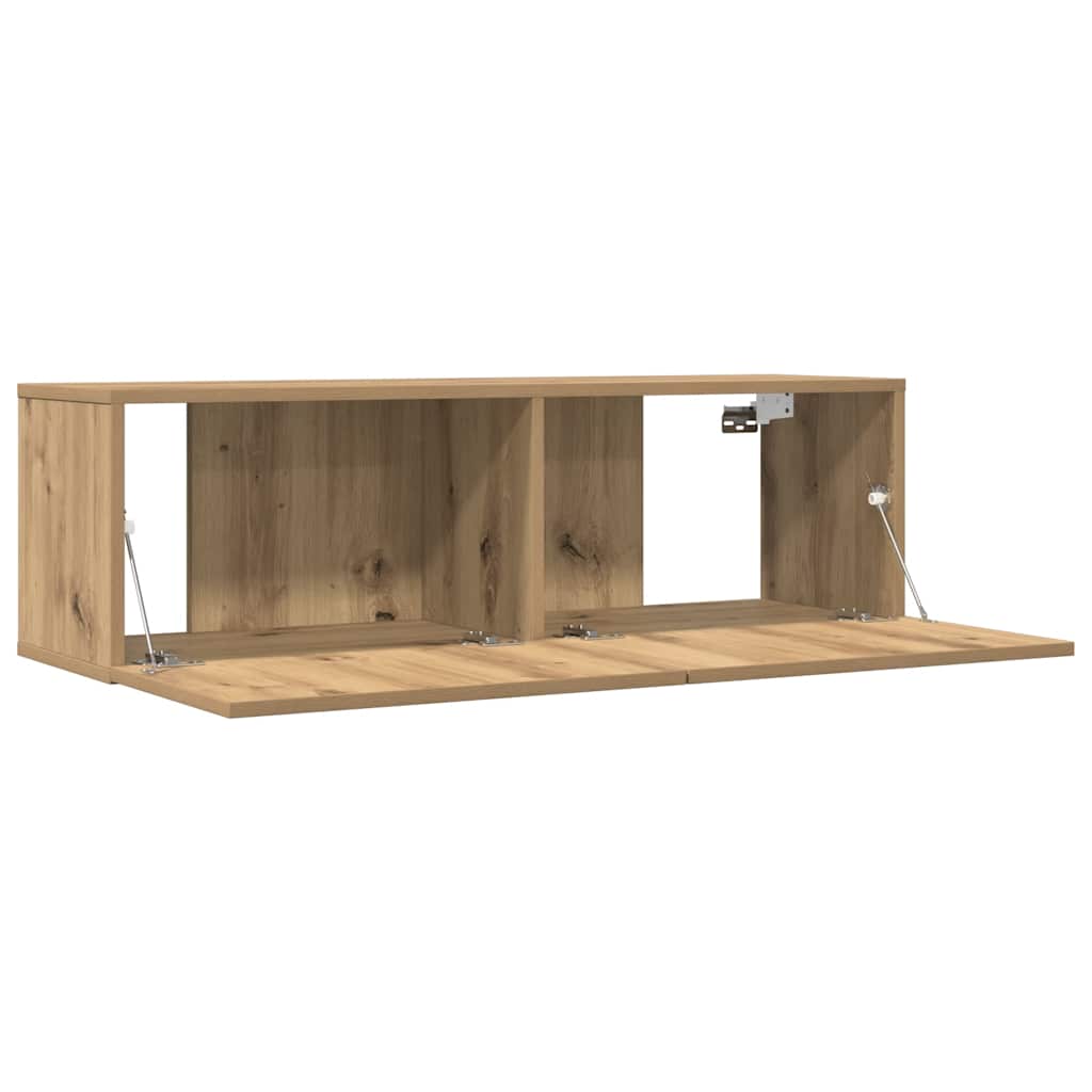 TV-Wandschränke 2 Stk. Artisan-Eiche 100x30x30 cm