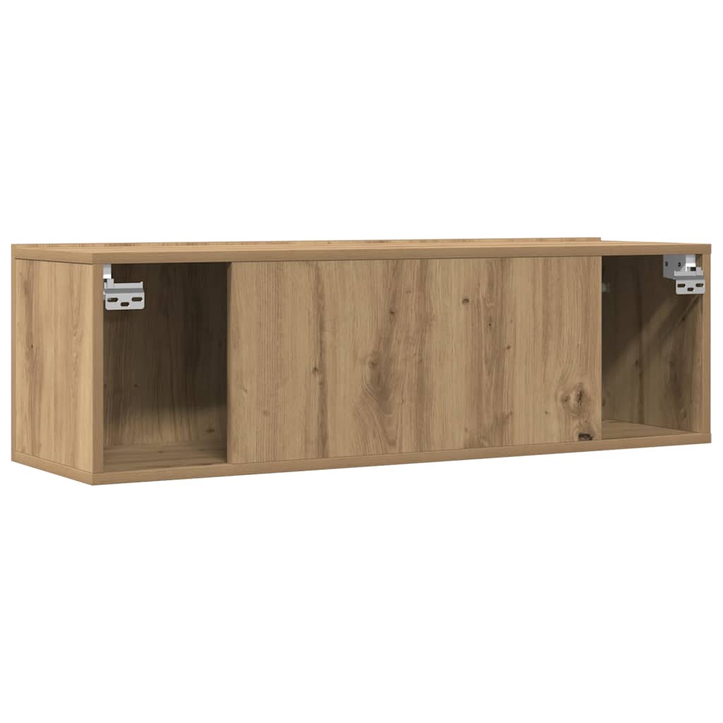 TV-Wandschränke 2 Stk. Artisan-Eiche 100x30x30 cm