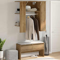 Flurschrank Artisan-Eiche 97,5x37x99 cm Holzwerkstoff