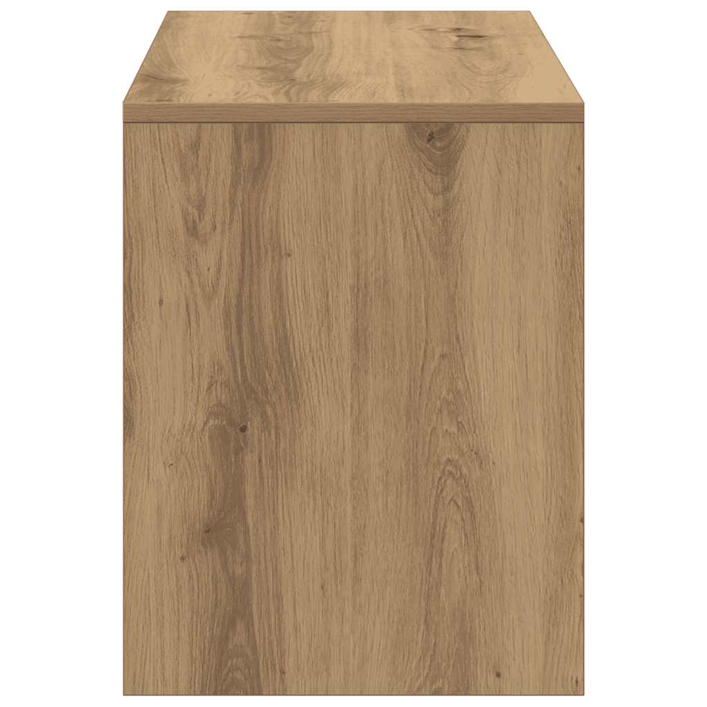 Schminkhocker Artisan-Eiche 70x35x45 cm Holzwerkstoff