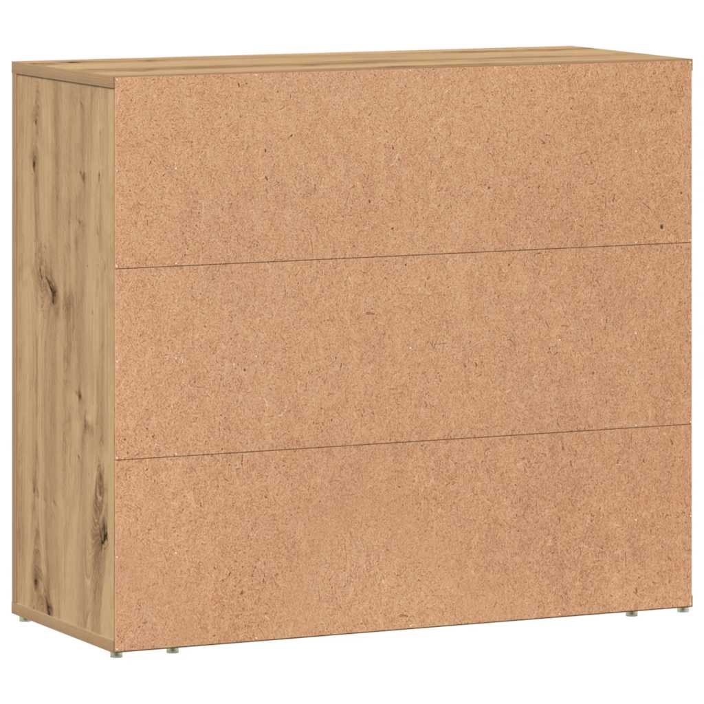 Sideboard Artisan-Eiche 80x33x70 cm Holzwerkstoff