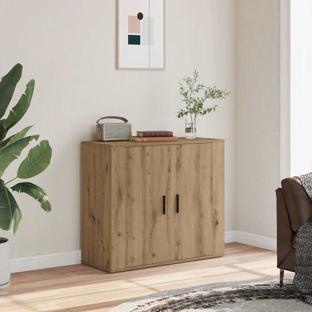 Sideboard Artisan-Eiche 80x33x70 cm Holzwerkstoff