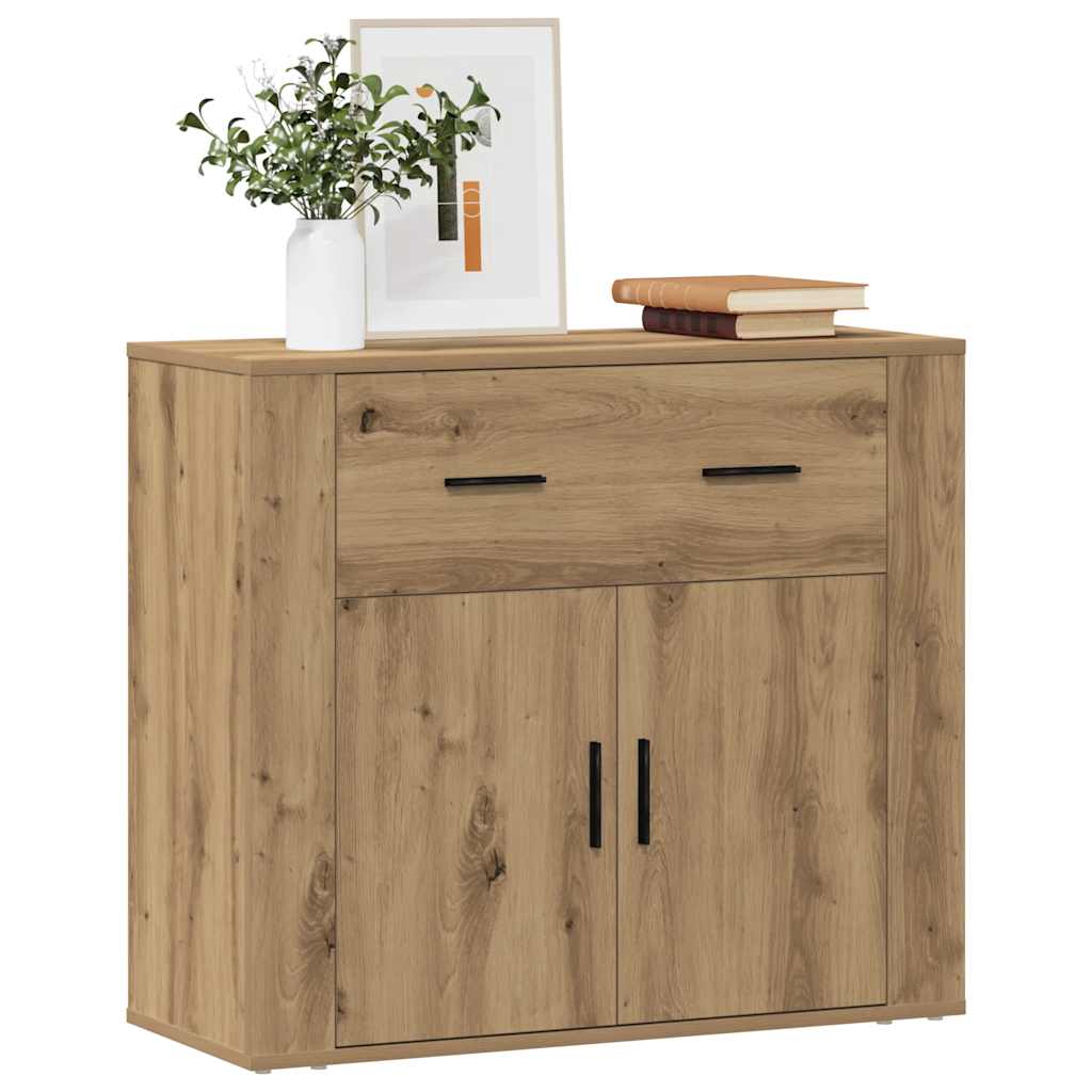 Sideboard Artisan-Eiche 80x33x70 cm Holzwerkstoff