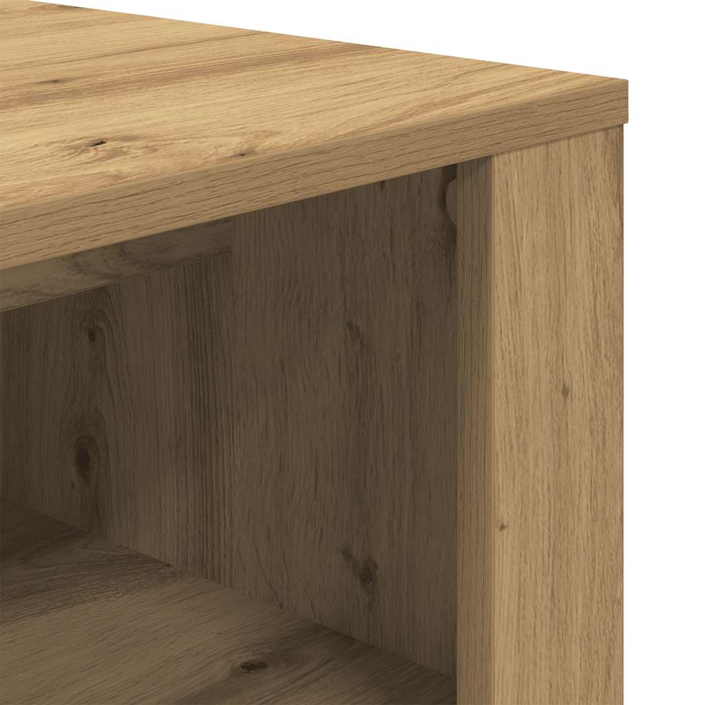 Schuhbank Artisan-Eiche 100x35x45 cm Holzwerkstoff
