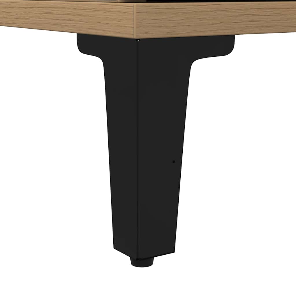 Badschrank Artisan-Eiche 30x30x100 cm Holzwerkstoff