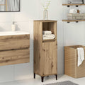 Badschrank Artisan-Eiche 30x30x100 cm Holzwerkstoff