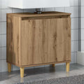 Waschbeckenunterschrank Artisan-Eiche 58x33x60 cm Holzwerkstoff