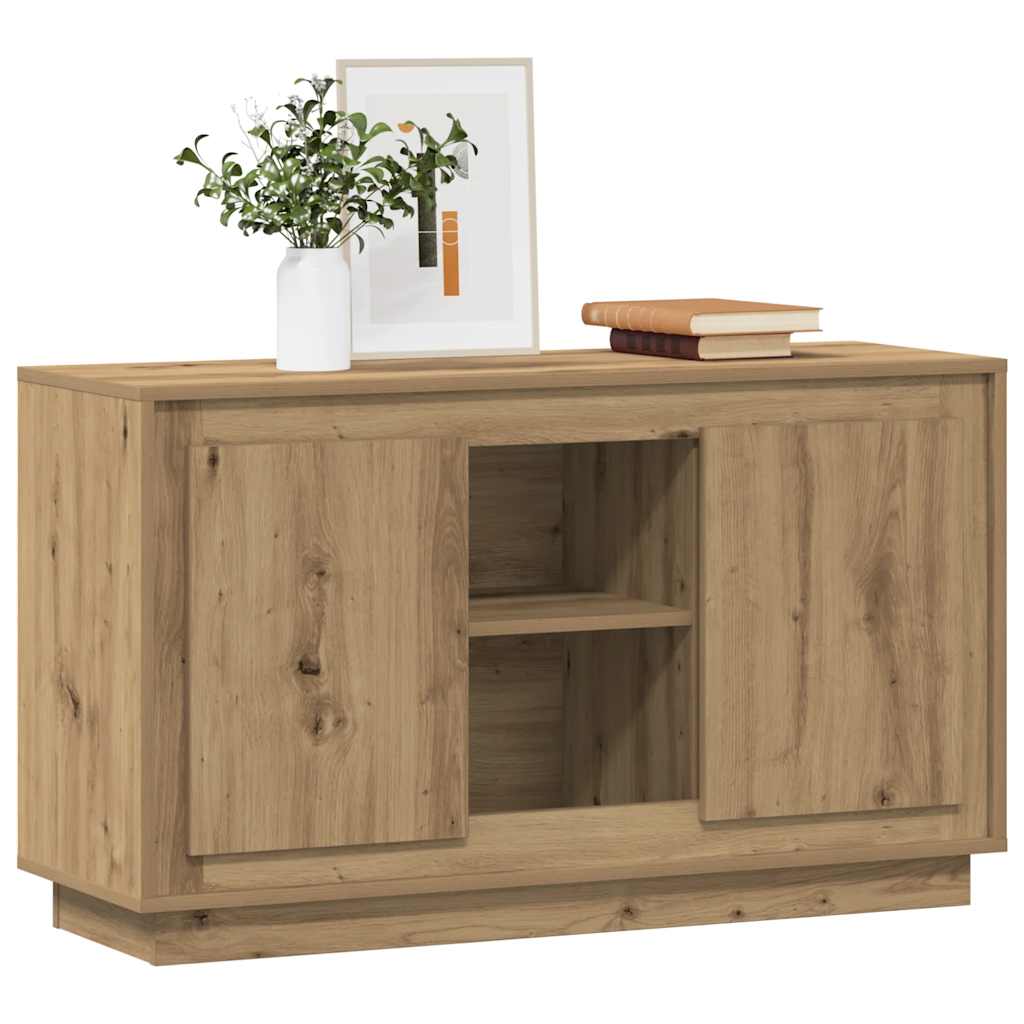Sideboard Artisan-Eiche 102x35x60 cm Holzwerkstoff