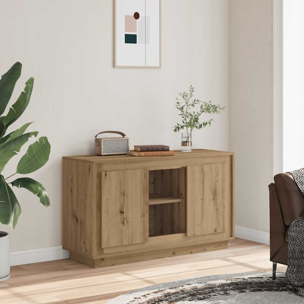 Sideboard Artisan-Eiche 102x35x60 cm Holzwerkstoff