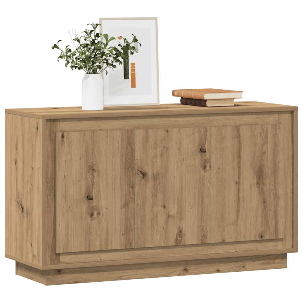 Sideboard Artisan-Eiche 102 x 35 x 55 cm Holzwerkstoff