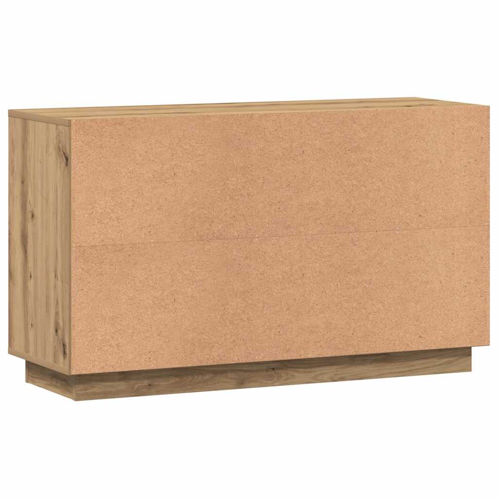Sideboard Artisan-Eiche 102 x 35 x 55 cm Holzwerkstoff