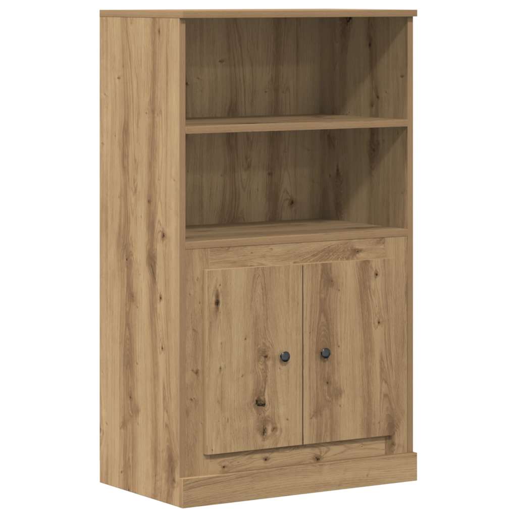 Highboard Artisan-Eiche 60x35,5x103,5 cm Holzwerkstoff