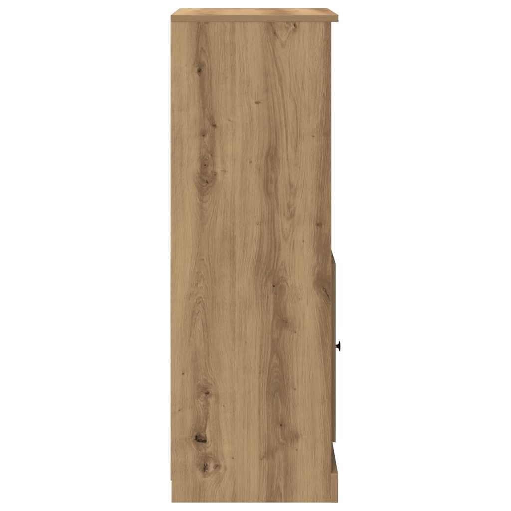 Highboard Artisan-Eiche 36x35,5x103,5 cm Holzwerkstoff