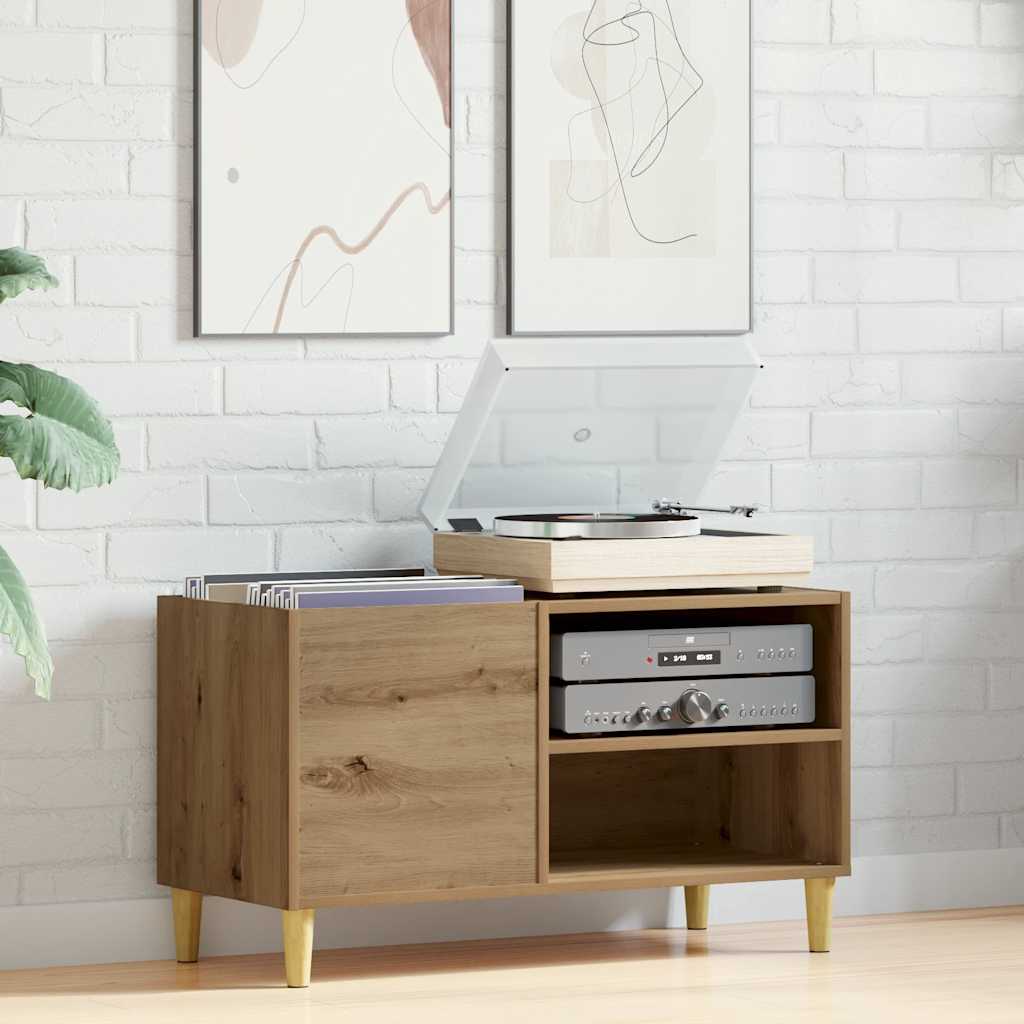 Plattenschrank Artisan-Eiche 84,5x38x48 cm Holzwerkstoff
