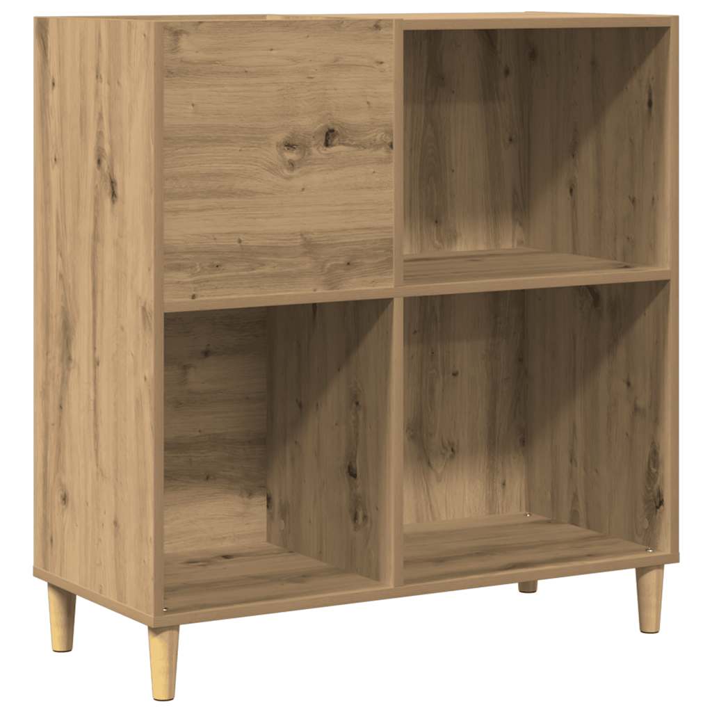 Plattenschrank Artisan-Eiche 84,5x38x89 cm Holzwerkstoff
