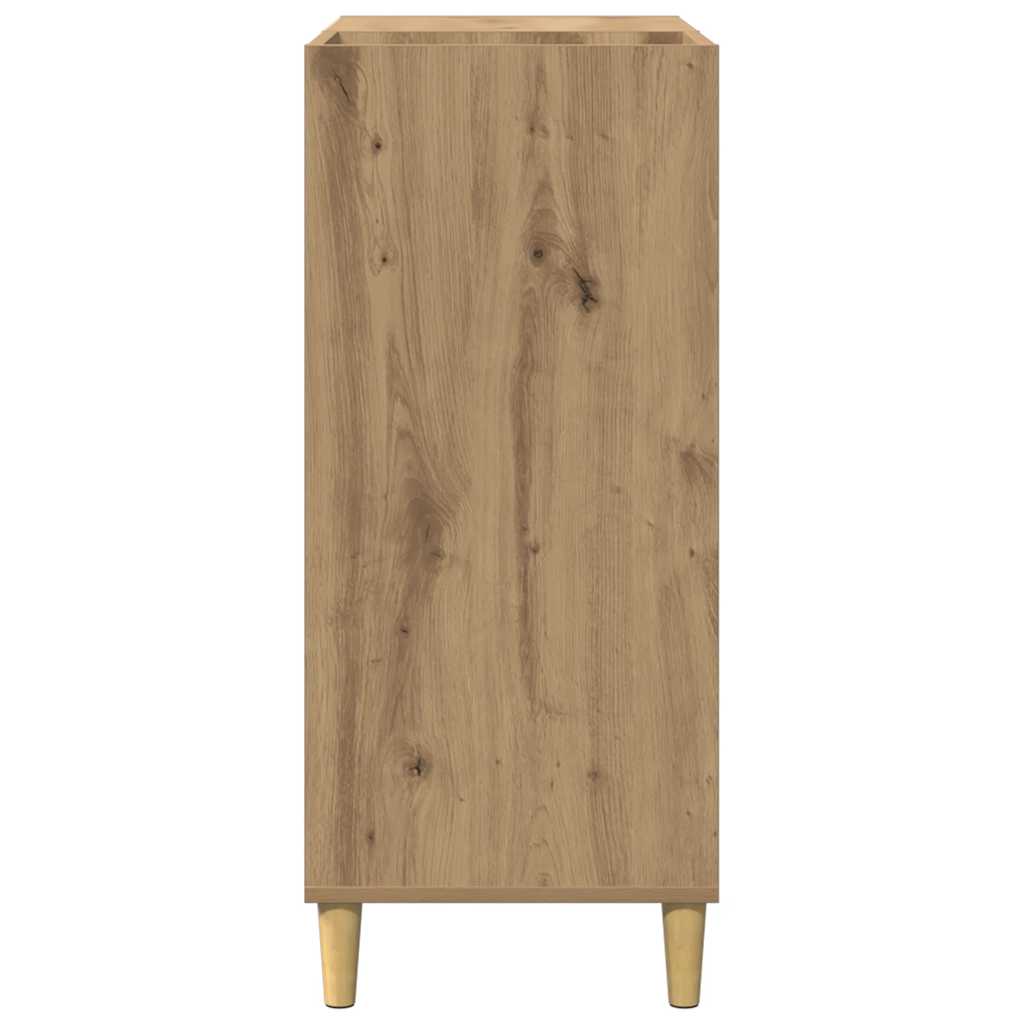 Plattenschrank Artisan-Eiche 84,5x38x89 cm Holzwerkstoff