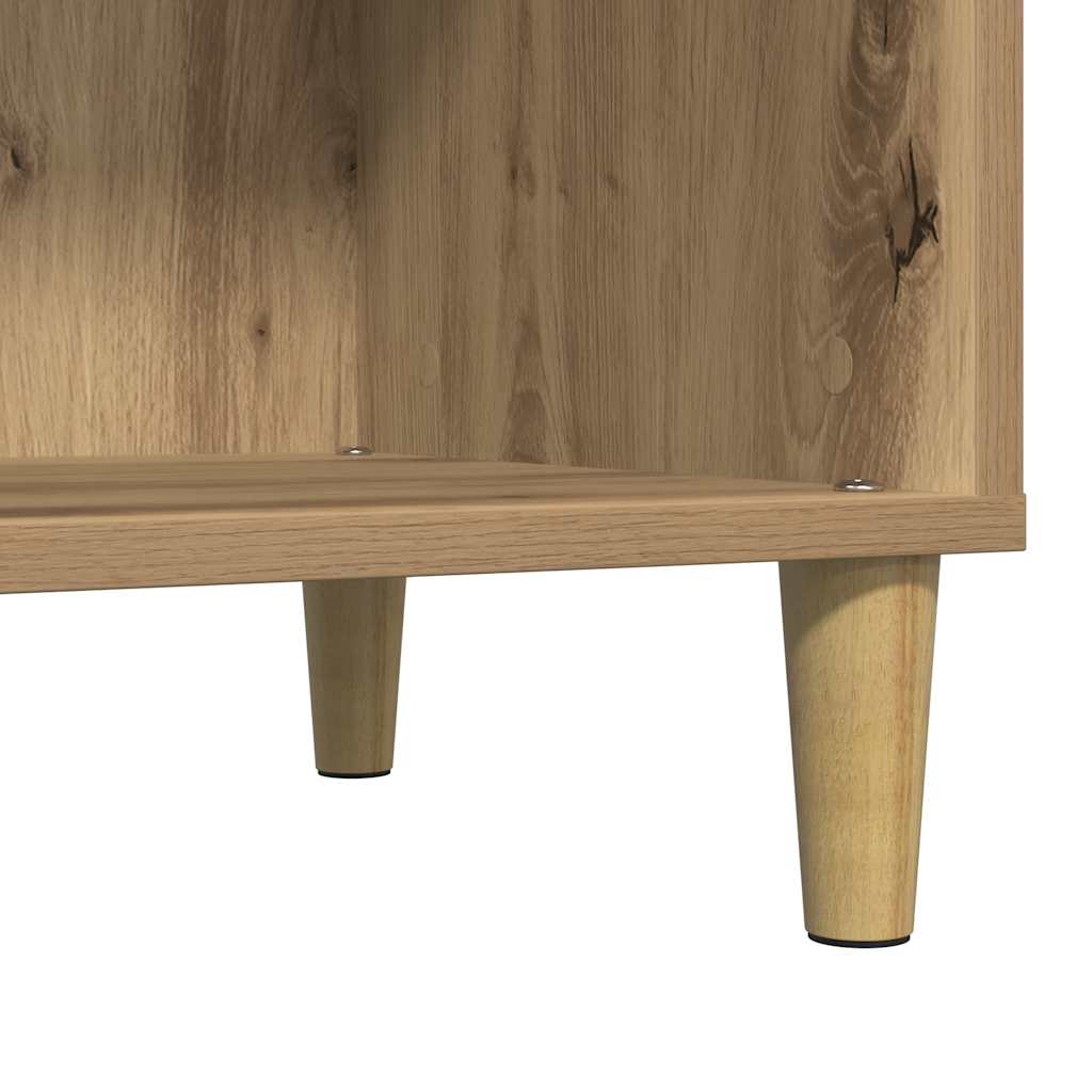 Plattenschrank Artisan-Eiche 84,5x38x89 cm Holzwerkstoff