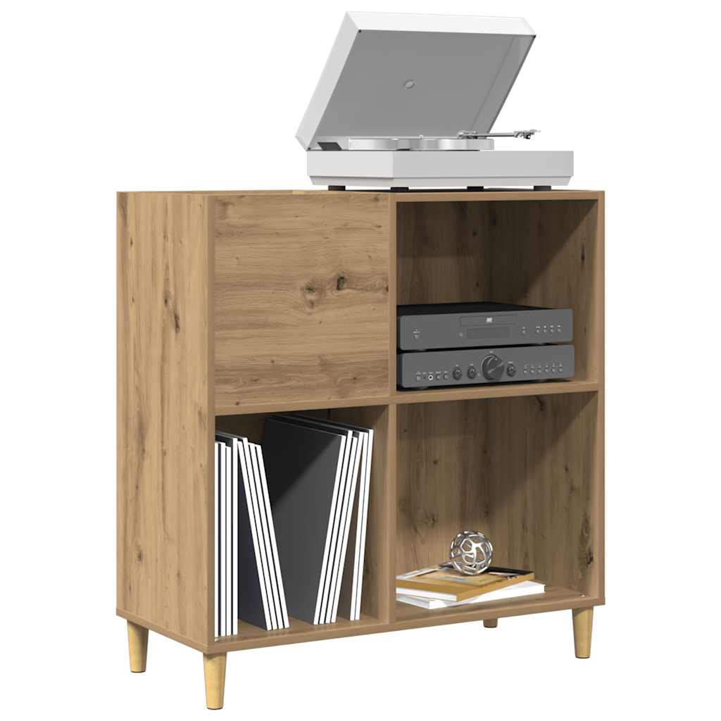 Plattenschrank Artisan-Eiche 84,5x38x89 cm Holzwerkstoff