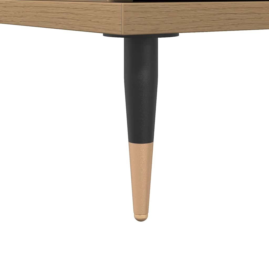 Badschrank Artisan-Eiche 30x30x190 cm Holzwerkstoff