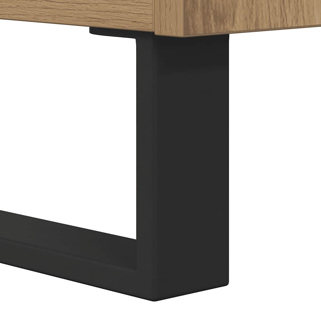 Badschrank Artisan-Eiche 30x30x190 cm Holzwerkstoff