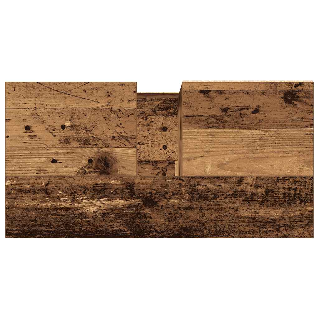 Badschrank Altholz-Optik 65x33x60 cm Holzwerkstoff