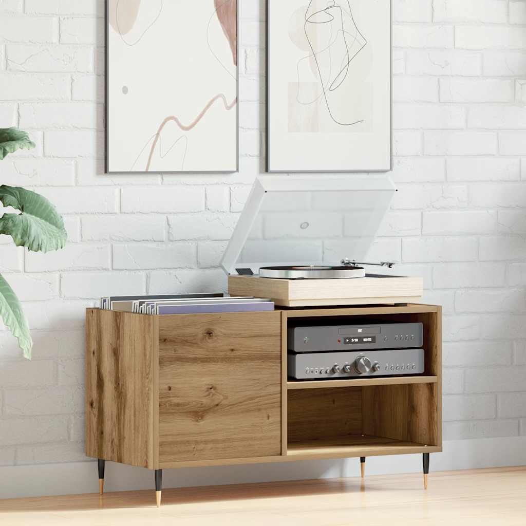 Plattenschrank Artisan-Eiche 84,5x38x48 cm Holzwerkstoff