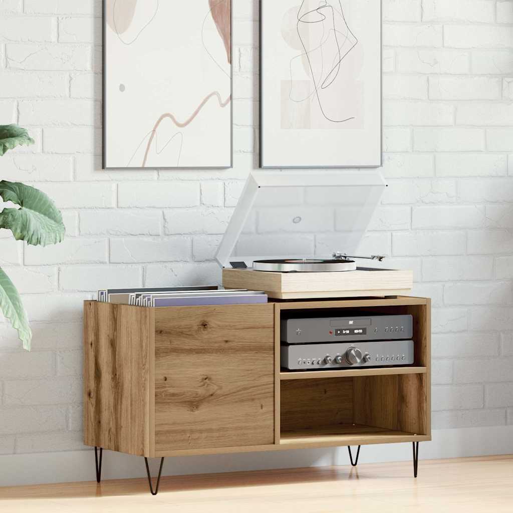 Plattenschrank Artisan-Eiche 84,5x38x48 cm Holzwerkstoff
