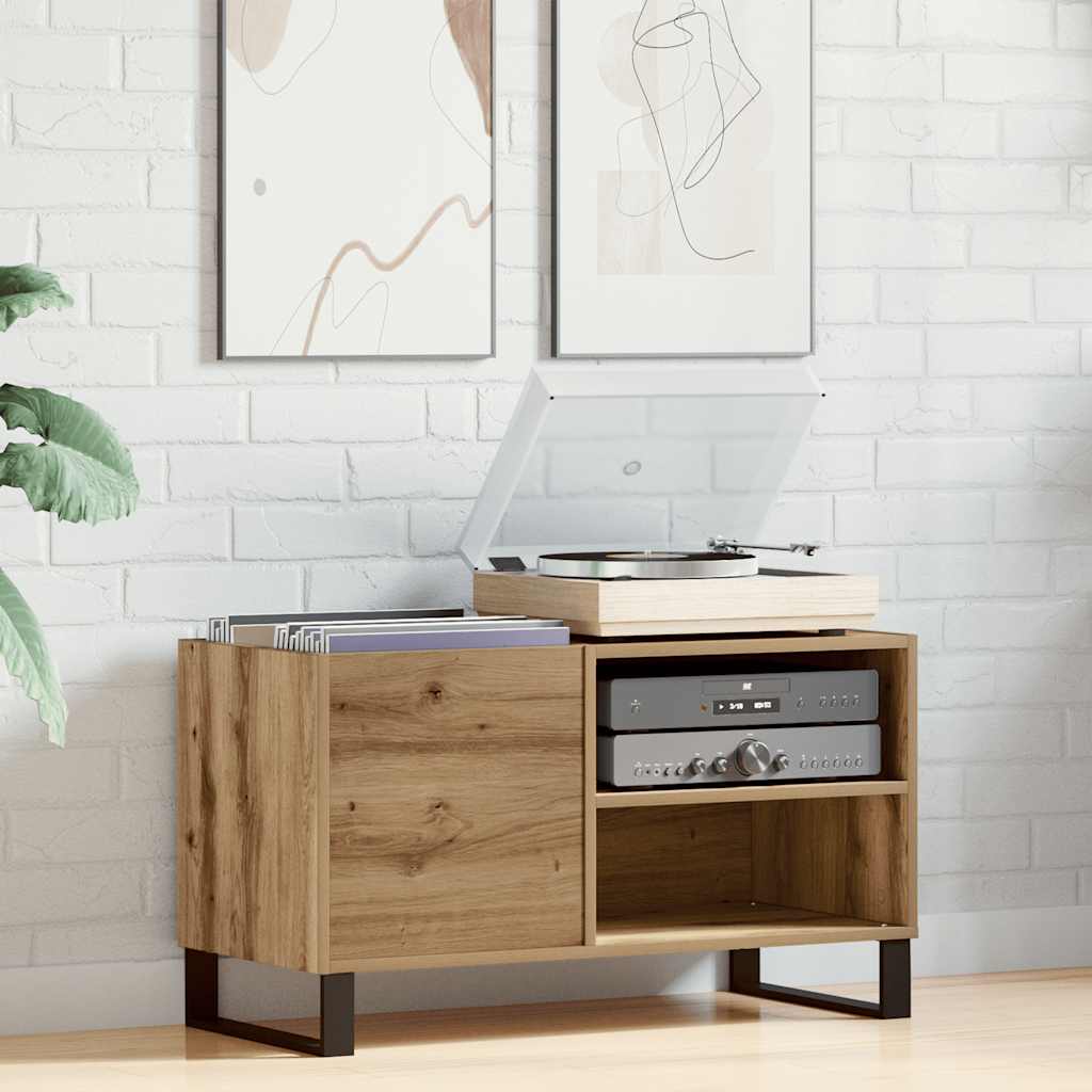Plattenschrank Artisan-Eiche 84,5x38x48 cm Holzwerkstoff