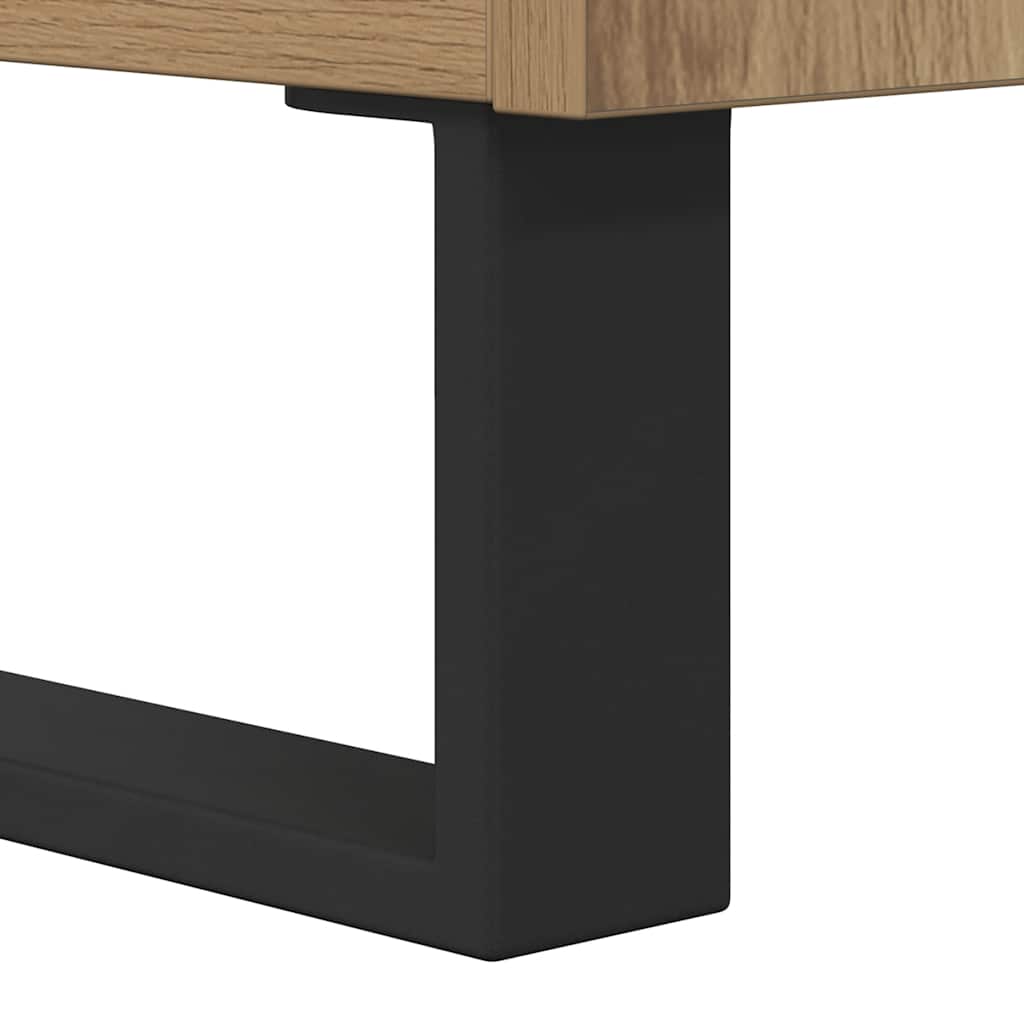 Plattenschrank Artisan-Eiche 84,5x38x48 cm Holzwerkstoff