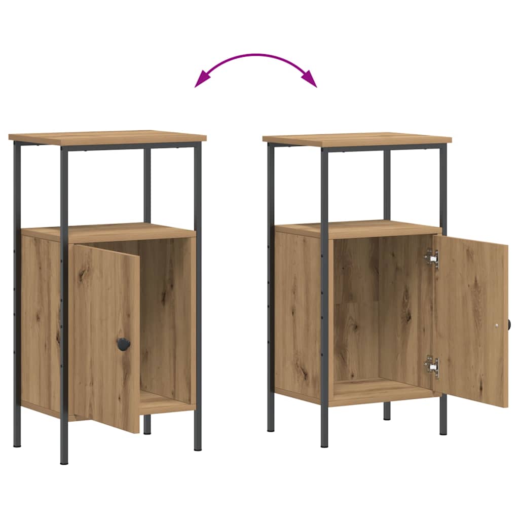 Nachttisch Artisan-Eiche 41x31x80 cm Holzwerkstoff