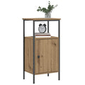 Nachttische 2 Stk. Artisan-Eiche 41x31x80 cm Holzwerkstoff