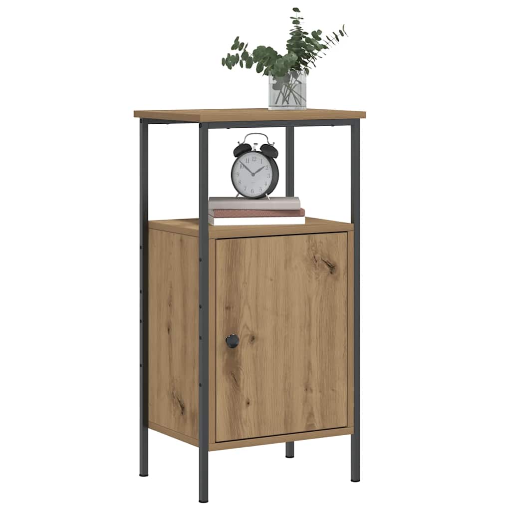 Nachttische 2 Stk. Artisan-Eiche 41x31x80 cm Holzwerkstoff