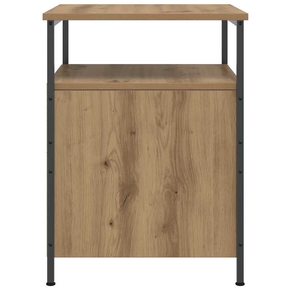 Nachttische 2 Stk. Artisan-Eiche 44x45x60 cm Holzwerkstoff