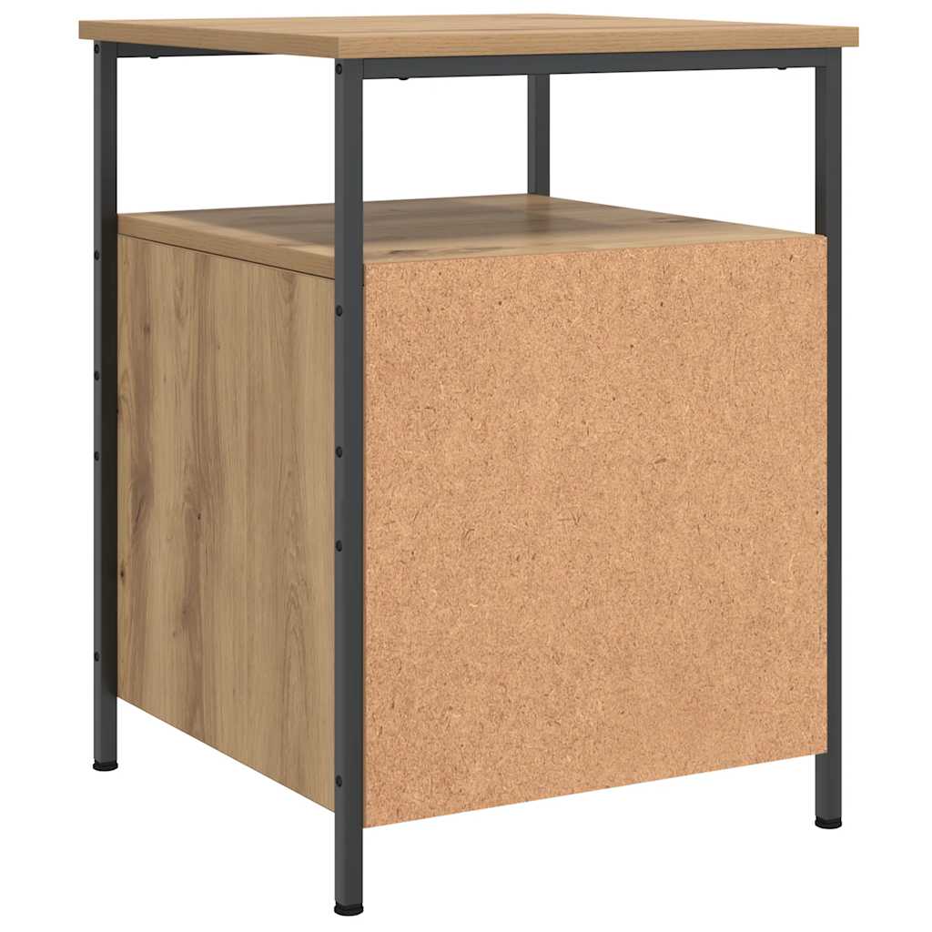 Nachttische 2 Stk. Artisan-Eiche 44x45x60 cm Holzwerkstoff
