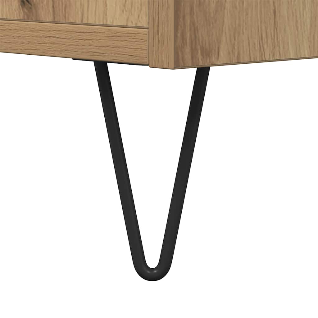 Sideboard Artisan-Eiche 101,5x35x70 cm Holzwerkstoff