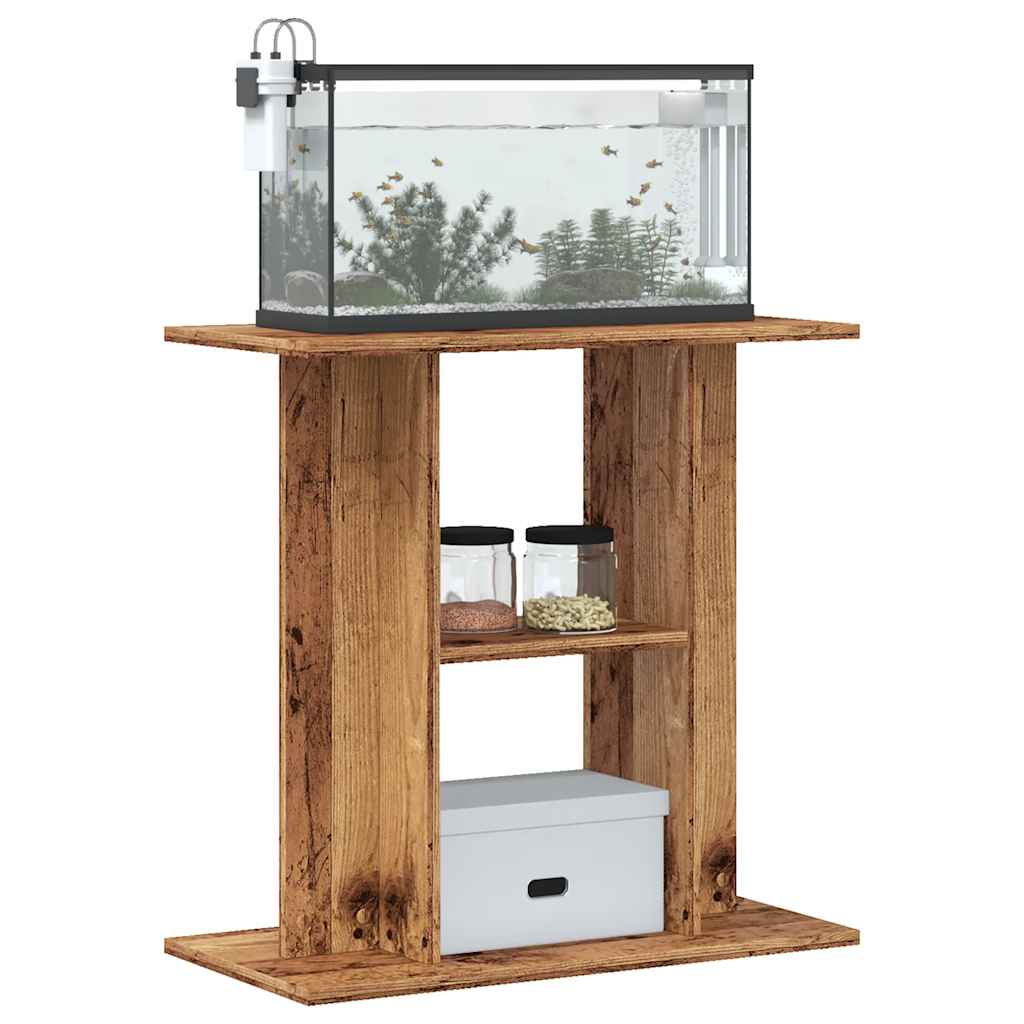 Aquariumständer Altholz 60x30x60 cm Holzwerkstoff