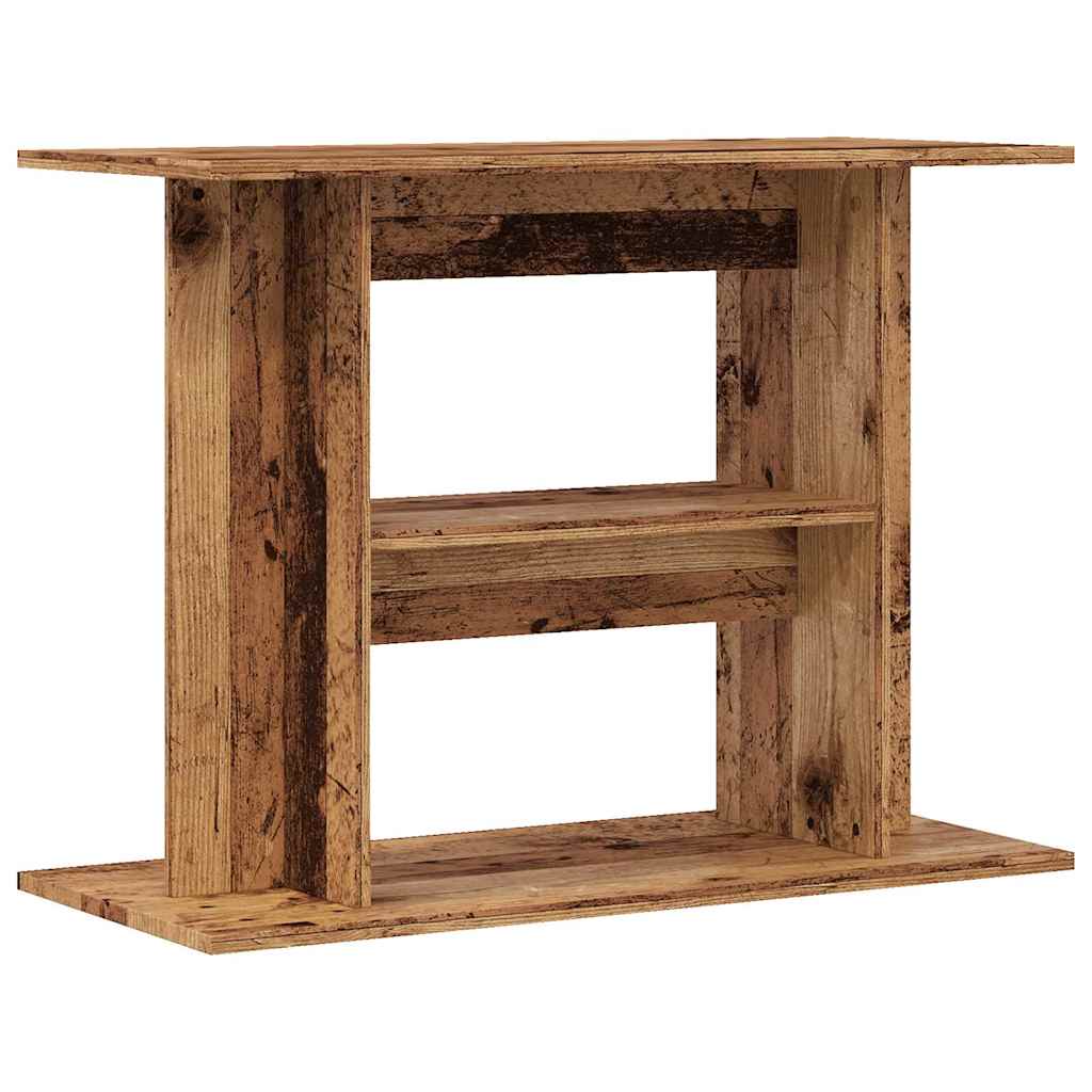 Aquariumständer Altholz 80x35x60 cm Holzwerkstoff