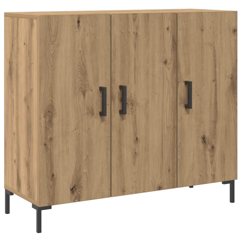 Sideboard Artisan-Eiche 90x34x80 cm Holzwerkstoff